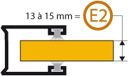 Epaisseur lame E2