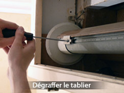 Dégraffer le tablier