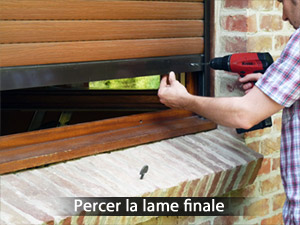 Percer la lame finale