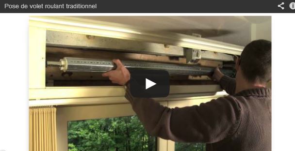 Comment poser un volet roulant electrique store