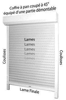 Volet roulant sur mesure - Volet roulant électrique Alu et PVC